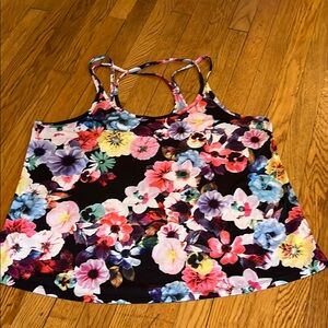 Old Navy Active, XXL, floral workout tank top